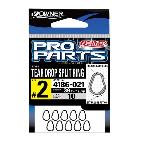 Owner Tear Drop Split Ring